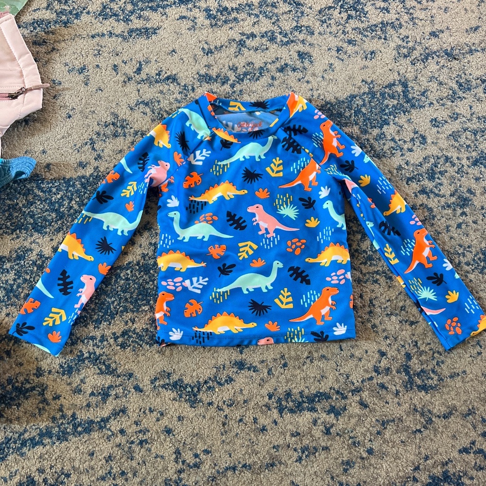 Dinosaur swim shirt